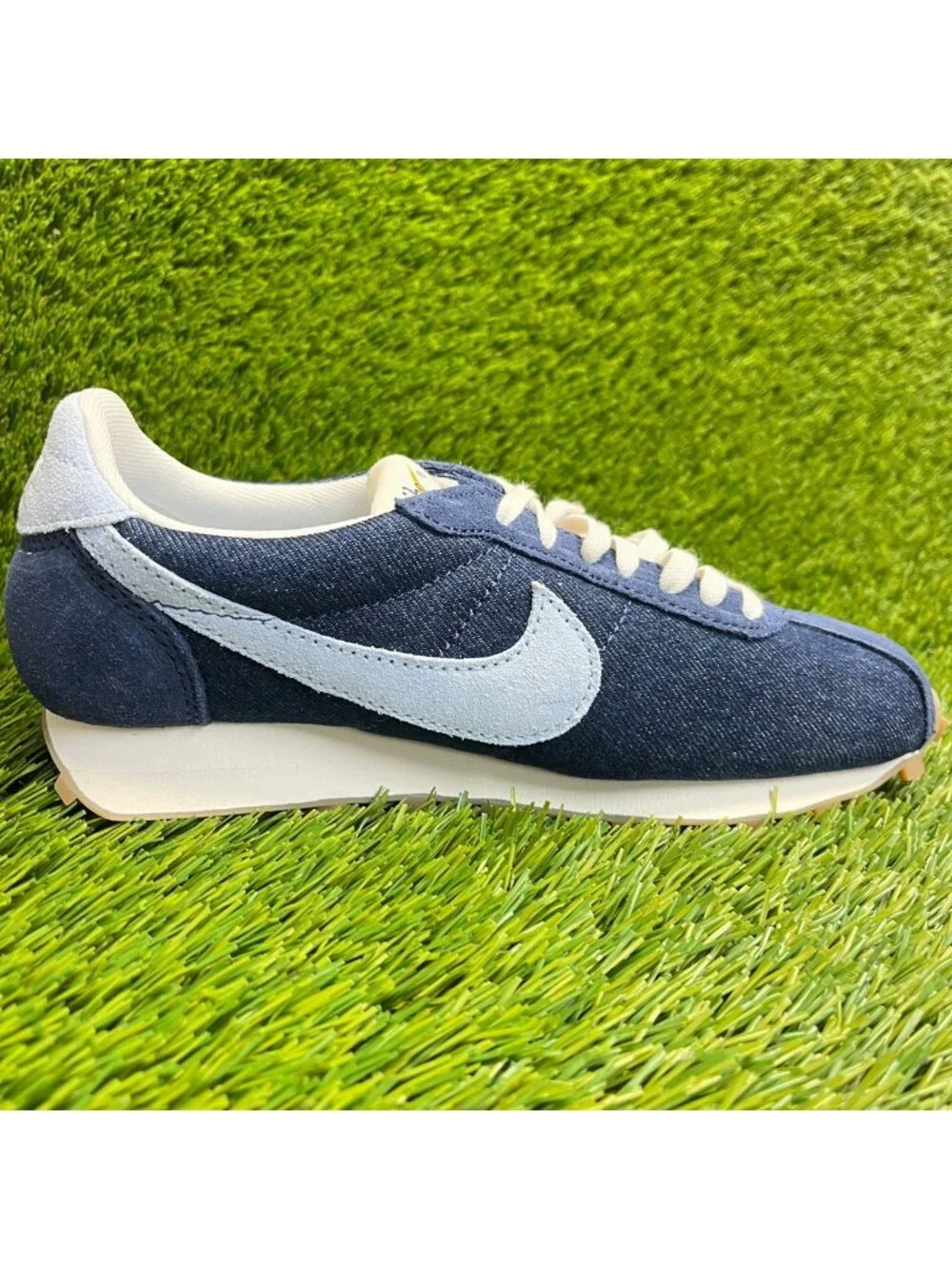 Nike LD 1000 SE Denim Womens Size 6.5 Navy White Athletic Running Shoes Sneakers